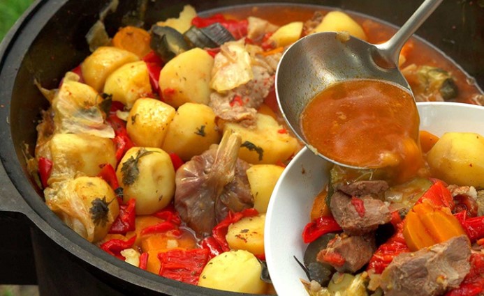 Царский обед в казане вкуснее плова: настоящая басма за 2 часа времени