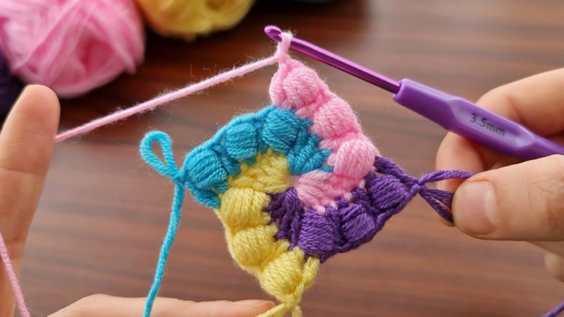 Уникальное вязание крючком по спирали
