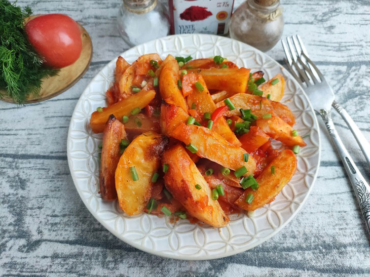 Картофель по-испански - просто готовится и очень вкусно
